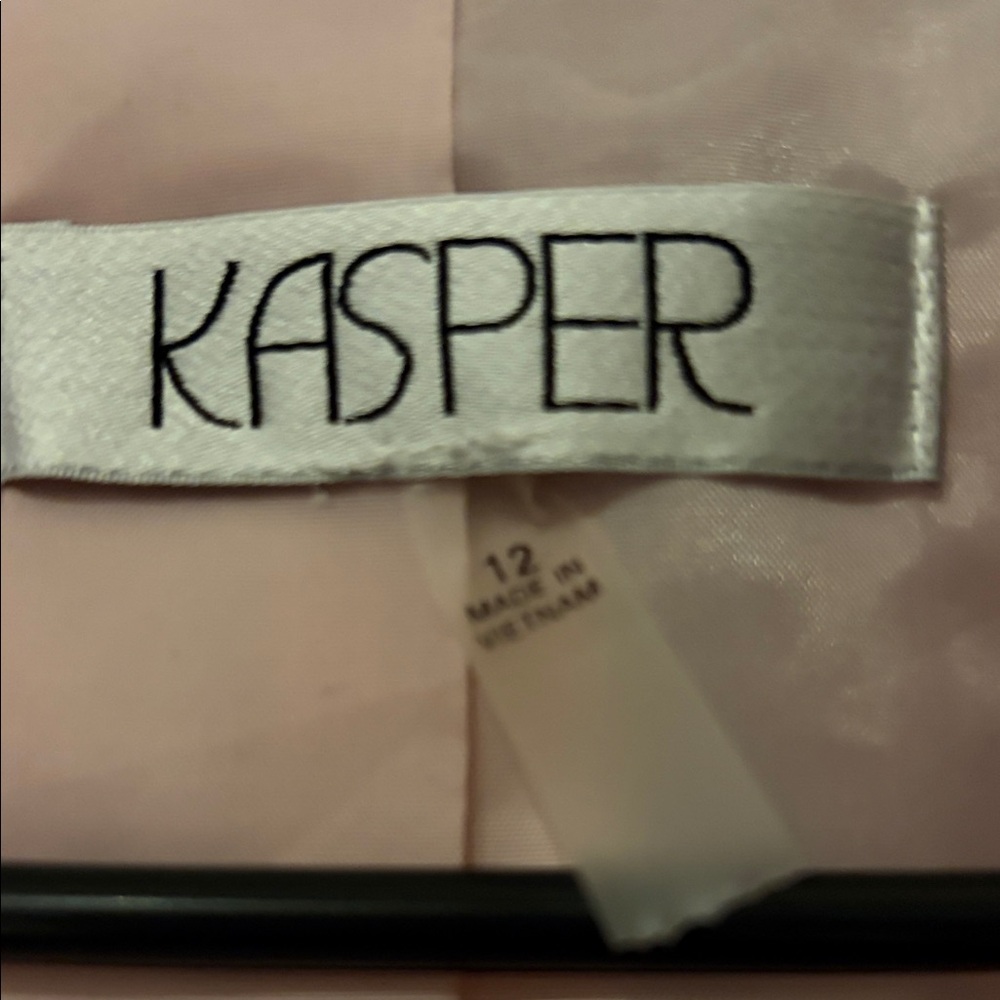 Kasper Pink and Gray Floral Jacket - Picture 3 of 4